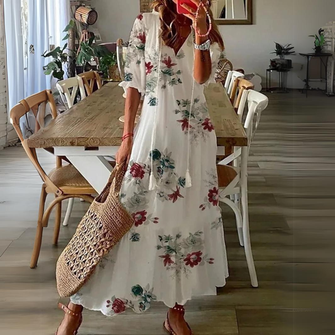 Shiloh | Boho Dresses With Flower Print