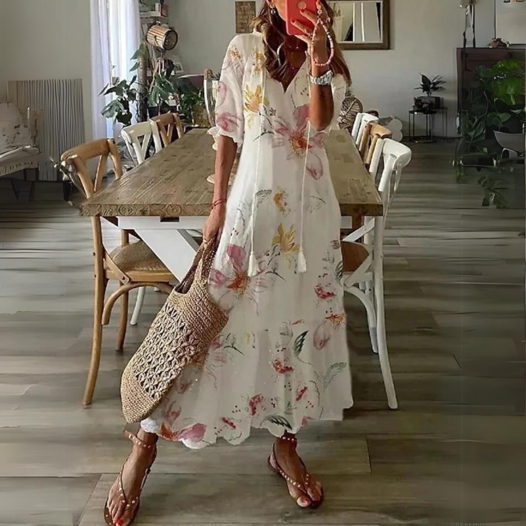 Shiloh | Boho Dresses With Flower Print