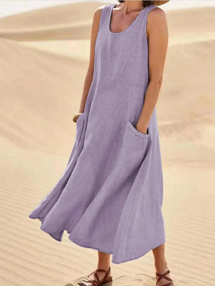 Desiree | Sleeveless Beach Dress