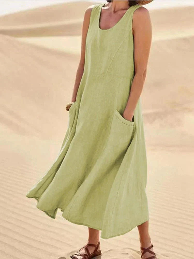 Desiree | Sleeveless Beach Dress