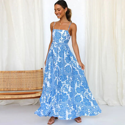 Jenny - Strap Dress with Flowers for women