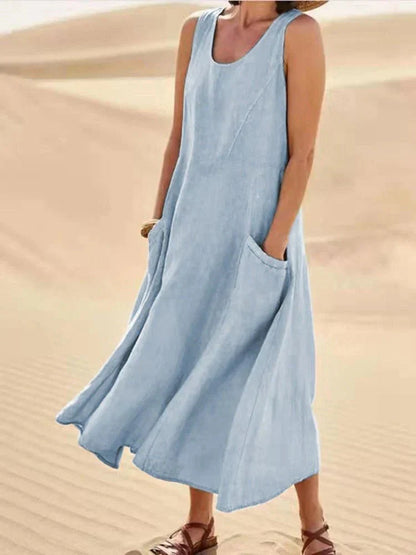 Desiree | Sleeveless Beach Dress