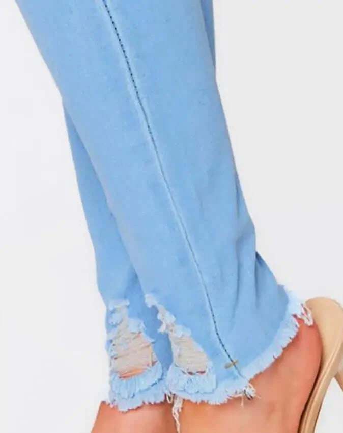 Davina | Trendy Distressed Skinny Jeans